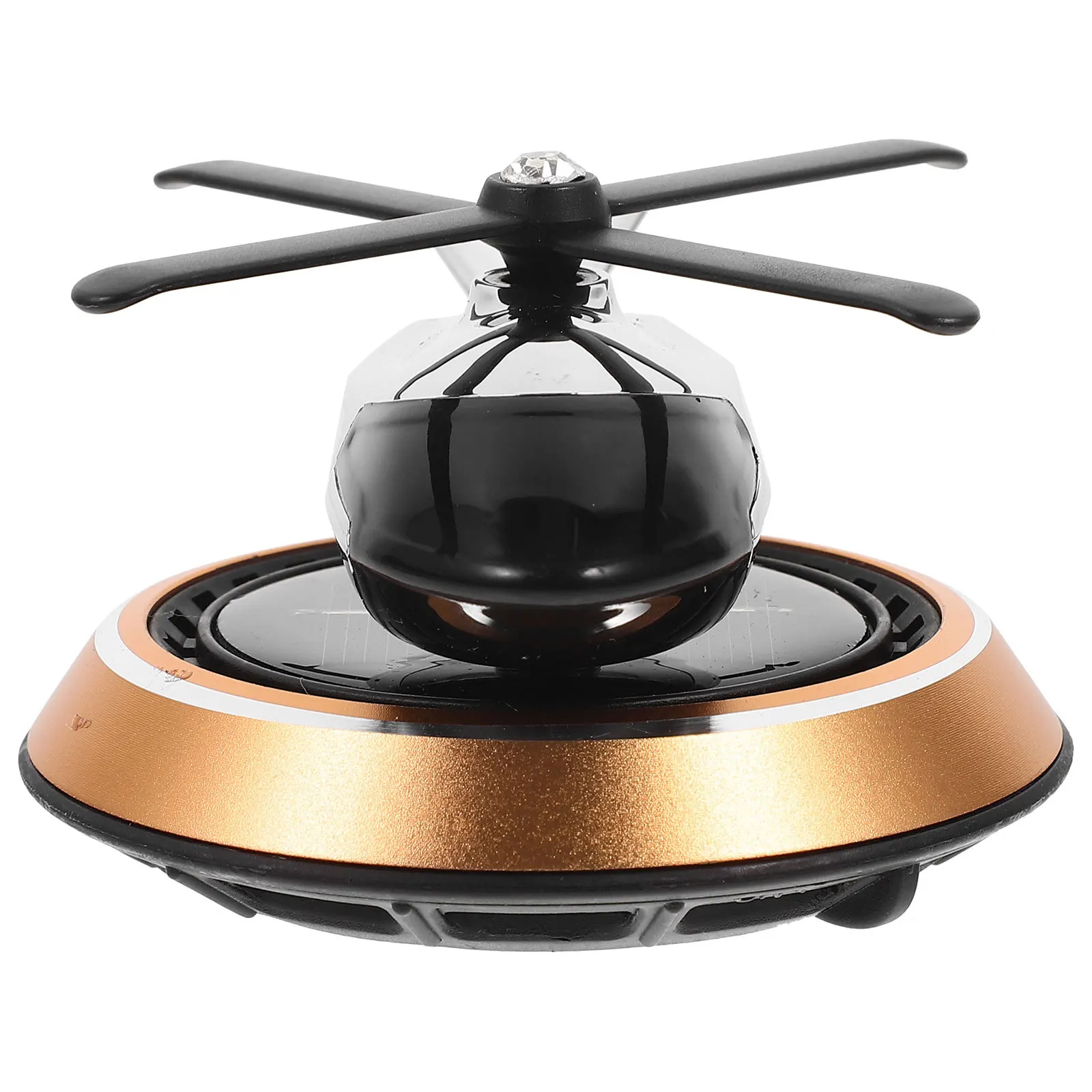 

Car Dashboard Decor Solid Material Helicopter Air Freshener Ornament Aromatherapy Diffuser Car Interior Air Purifier Solar