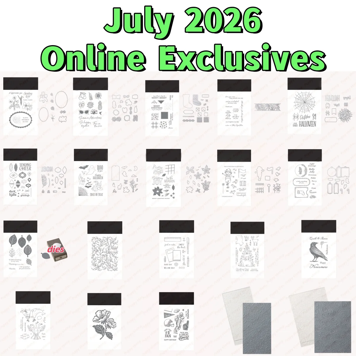 Novo Kit de Natal Ghost de Julho de 2026: Matrizes de Corte de Metal, Carimbos Transparentes e Hot Foil para DIY, Criação de Cartões, Scrapbook e Halloween em Relevo