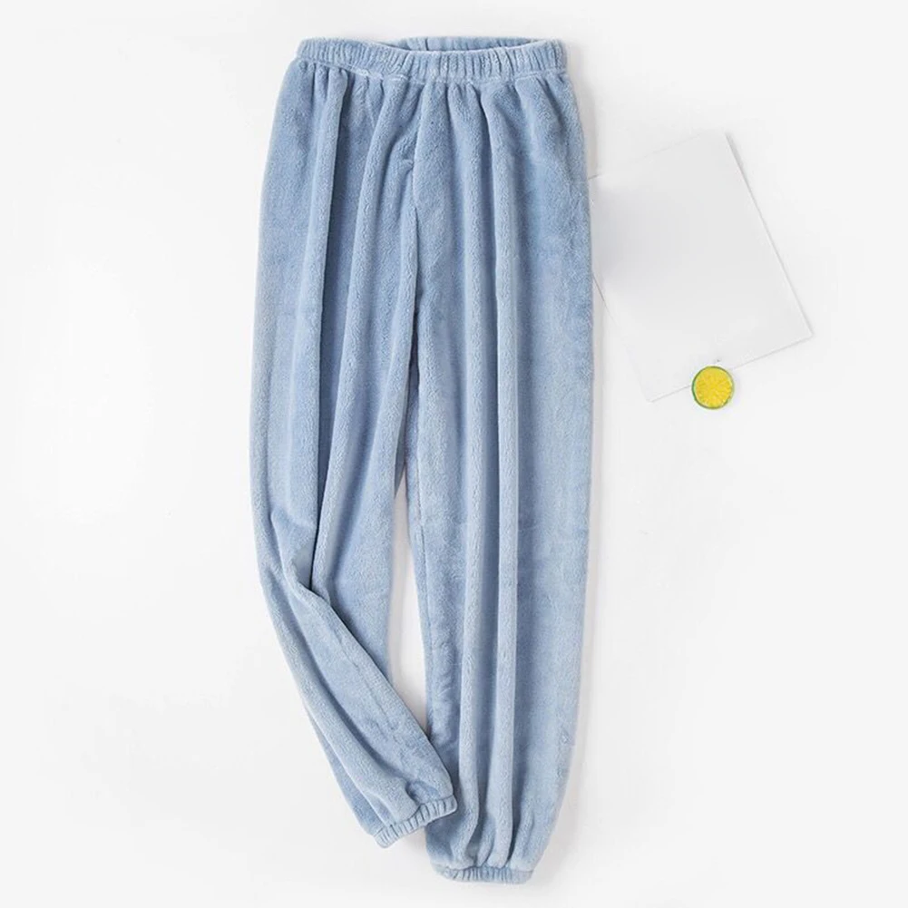 

Повседневные брюки с карманами, повседневная нижняя часть, однотонные женские флисовые брюки, всесезонная одежда, полиэфирная ткань, средней эластичности