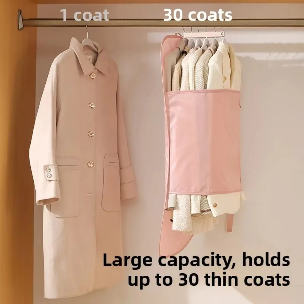 Foldable Clothes Dust Bag Large Capacity Multi-Functional Down Jacket Storage Bag Clothes Organizer Reusable