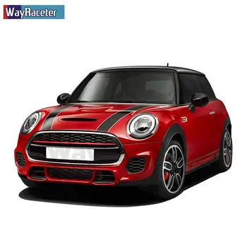 適用於MINI Cooper R55 R56 R57 R58 R59 R60 R50 R52 R53 F54 F55 F56 F60的汽車引擎蓋貼紙,拉力賽風格引擎蓋條紋貼紙 10 最佳銷售 汽車貼紙 - №7