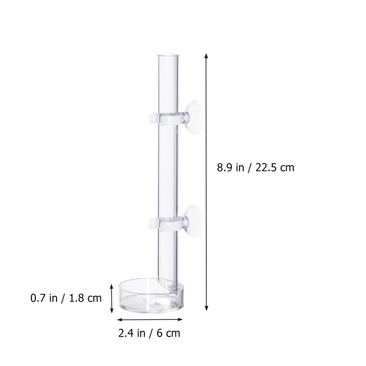 

Feeding Tube Tray Acrylic Easy Clean Fish Tank Accessories Transparent Long Life Suitable Cherry Crystal Red Shrimp Dwarf Shrimp