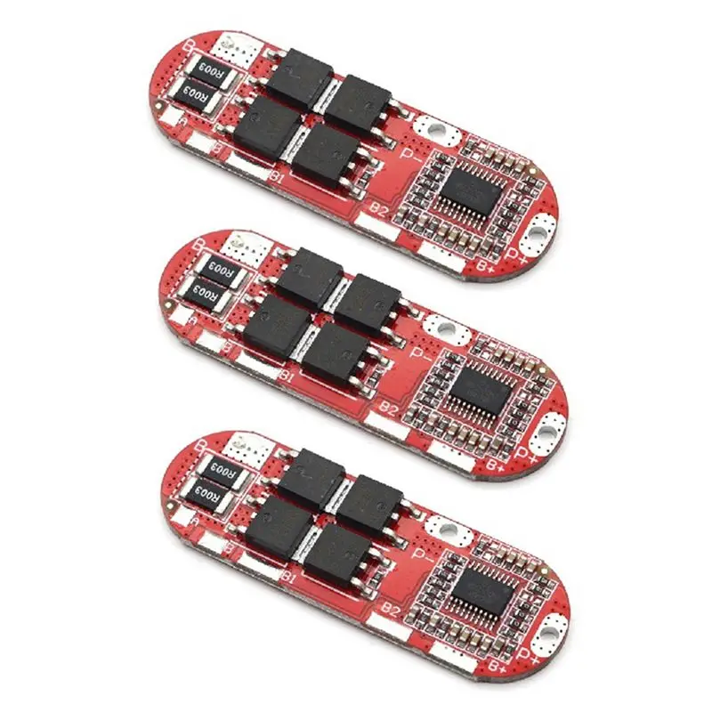 Y47A 3Pcs 18650 Lithium Battery Protection Board 3S 25A 12.6V BMS Charging Module PCM for Li- Lipo Cell
