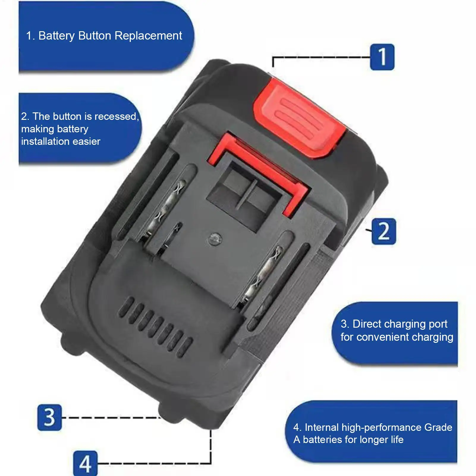غسالة الضغط المحمولة أداة التنظيف اللاسلكية قابلة للشحن جهاز تنظيف يعمل بالضغط العالي مع خرطوم 16.4 قدم للسيارة حديقة المنزل في الهواء الطلق