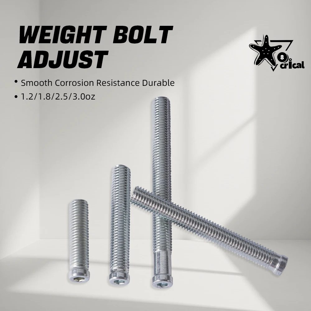 

Болт Crical Weight Регулировка 1,2/1,8/2,5/3OZ Набор из 4 предметов, регулируемый весовой болт, аксессуары для бильярда