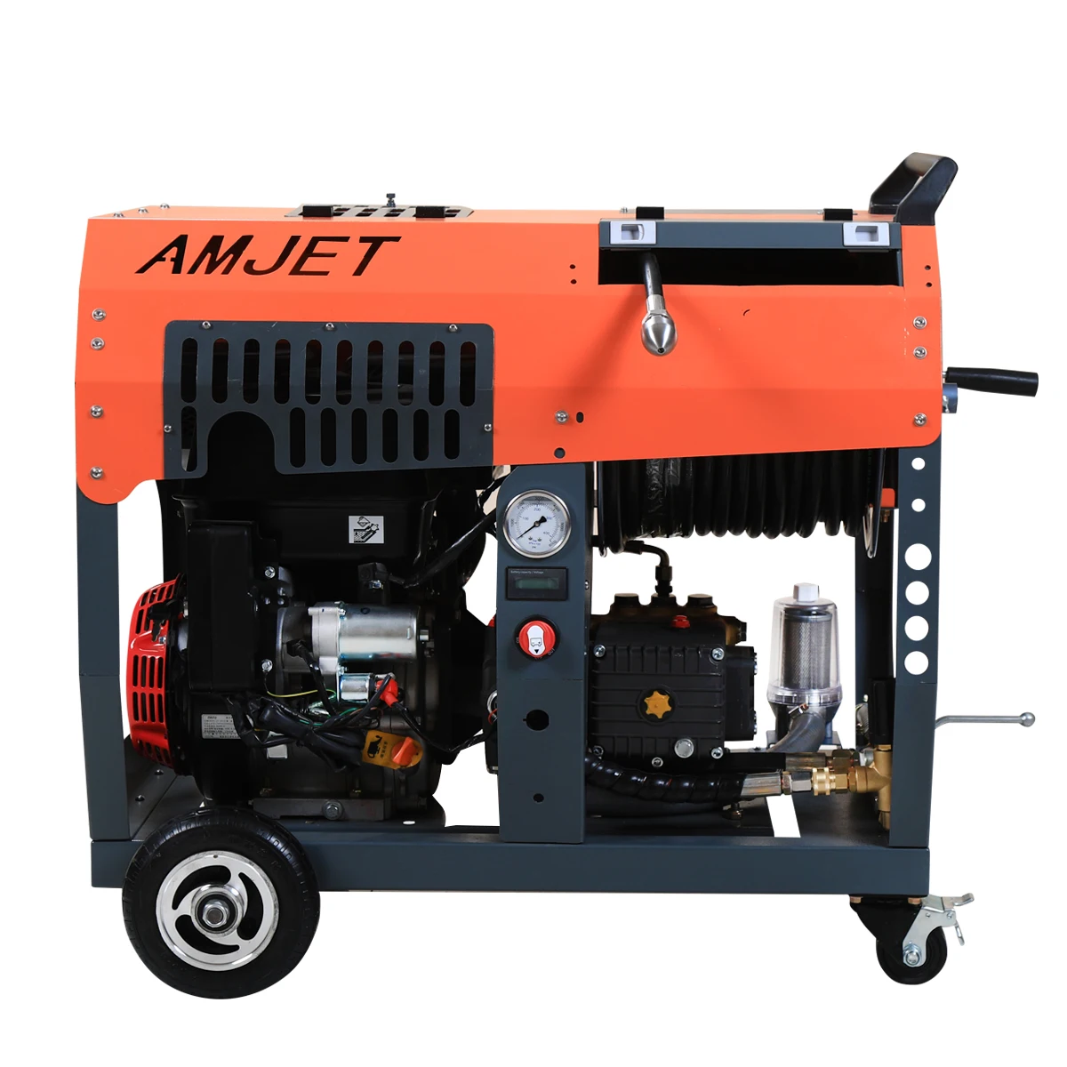 180bar45lpm Sewer Cleaning Machine, High Pressure Sewer Jetting Machine, Easily Cleans And Unblocks Pipes Up To 450mm.