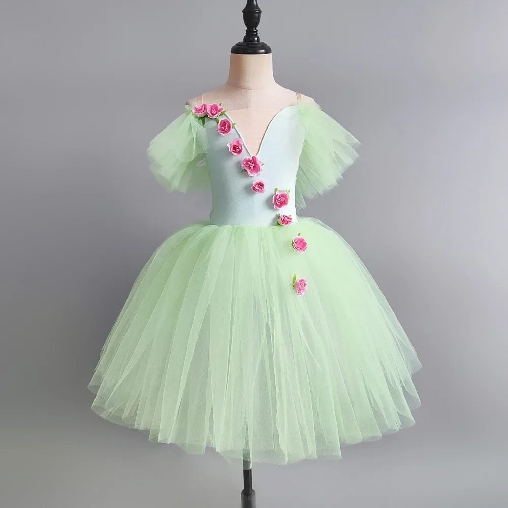 Grils Kids Performance Clothing Children Ballerina Swan Lake Dance Ballet Wear Giselle Professional Ballet Tutu Dress For Women