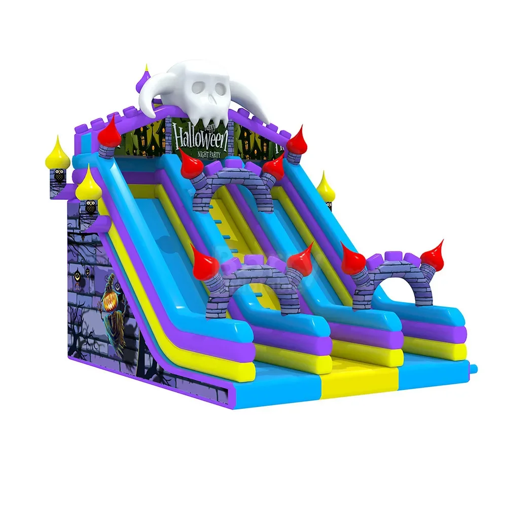 

For -Cheap Halloween Inflatable Outdoor Decoration Halloween Inflatable Haunted House Bounce House For Festivals Parties
