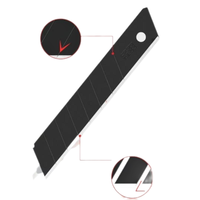 10Pcs High Quality  SK2＋Cr 60° Black 18mm Replacement Blades Art Utility Knife Blade Sharp Imported Steel