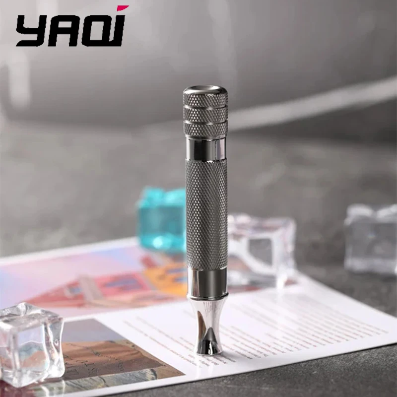 

Ручка для безопасной бритвы Yaqi Diagonal из нержавеющей стали 2026 года: легкая конструкция для универсального использования, инструмент для личного ухода