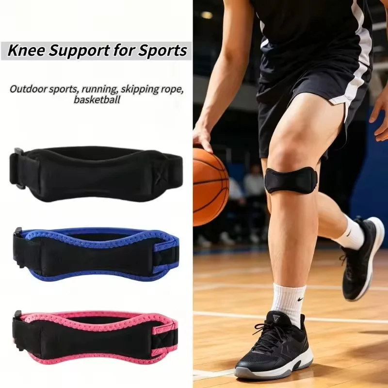 Sports Two-Way Compression Adjustment Patella With Eva Shock Absorption Cycling Running Basketball Meniscus Protection Knee Pads