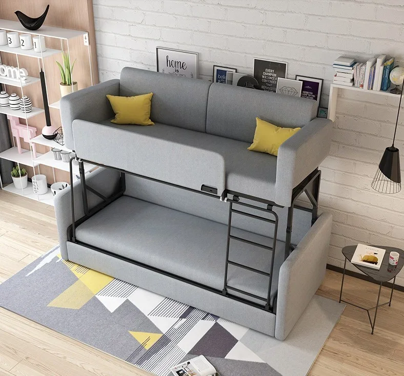 Nowoczesny design Oszczędność miejsca meble składana sofa podwójne łóżka piętrowe