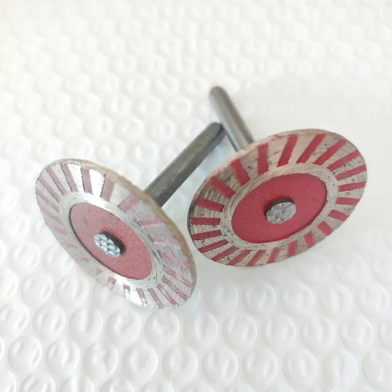 5pcs 10pcs 40mm Diamond Mini Saw Blade with Thread Stone Cutting Disc Granite Sandstone Concrete Lettering Carving Grinding Tool