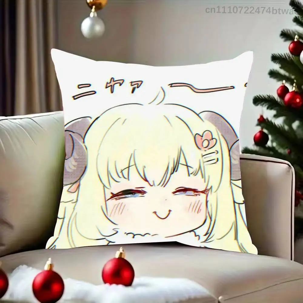 Hololive Tsunomaki Watame Pillow Case Cover Square Sofa With For Pattern Comfortable Cushion suitable Of Room