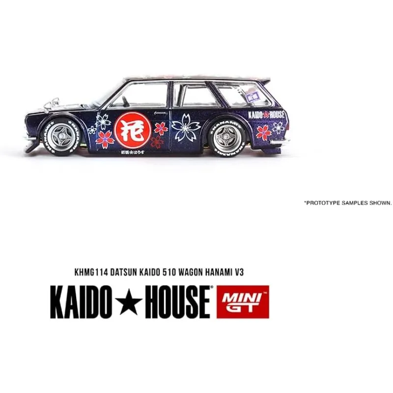 

True Scale 1:64 Datsun 510 Wagon Magic Purple Die-Cast - Limited Custom Collectible Model
