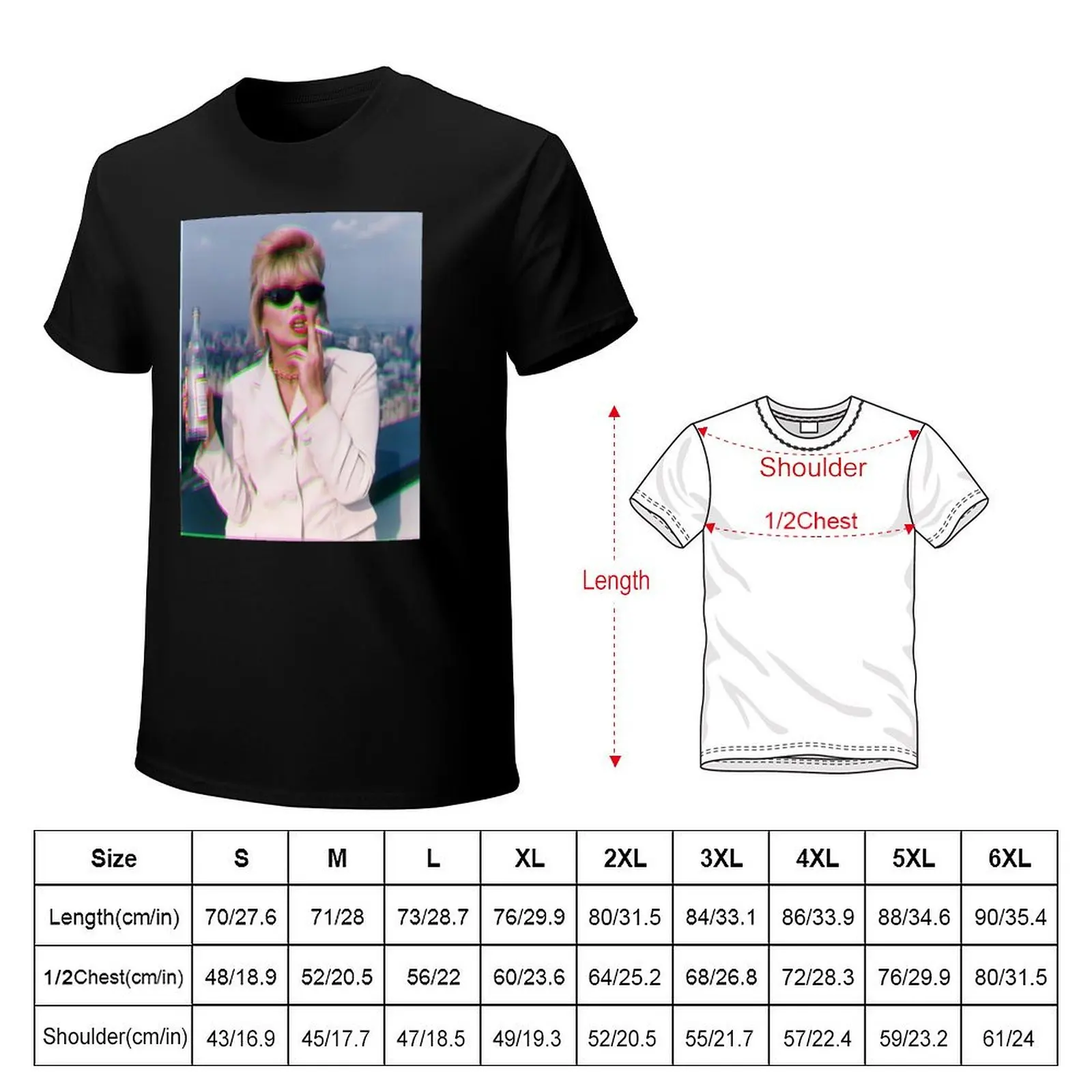 Patsy Stone / Joanna Lumley T-Shirt cute tops plus size tops graphic shirts Men's t-shirt