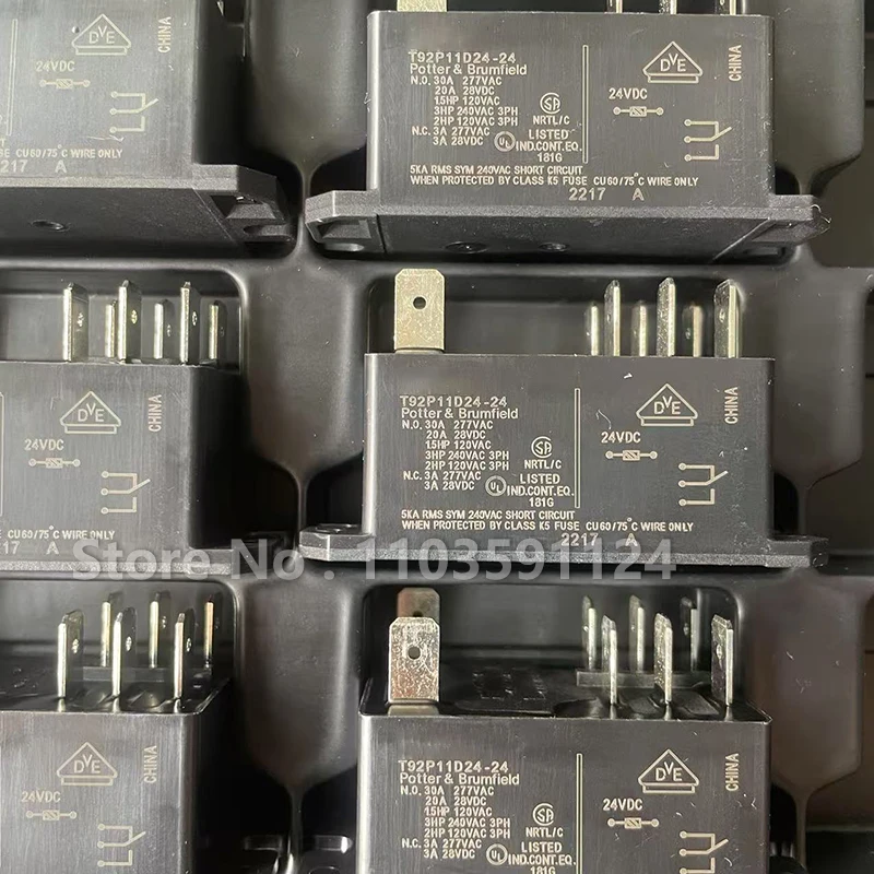 100% новое силовое реле T92P11D24-24, 8 футов, 30 А, 24 В постоянного тока, 2 включения и выключения