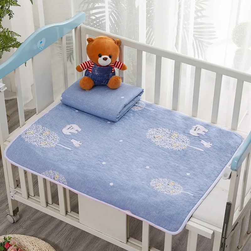 70*90cm Baby Changing Pad Covers Reusable Foldable Baby Diapers Mattress for Newborn Infant Floor Play Mat Cotton Changing Mats