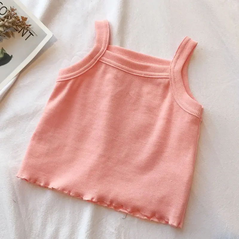 

Children's Clothing Sets Knit Sleeveless Tank Top + Shorts 2pcs Sets Kids Boutique Clothes Baby Girl Outfit Set Toddler Clothes