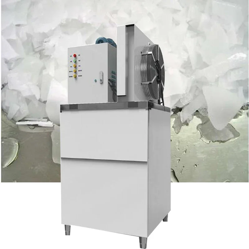 

Commercial Flaker Ice Flaker 300kg-1 Ton Full-Automatic Seafood Hot-Pot Shop Buffet Supermarket Scale Scaly Ice Maker Machine