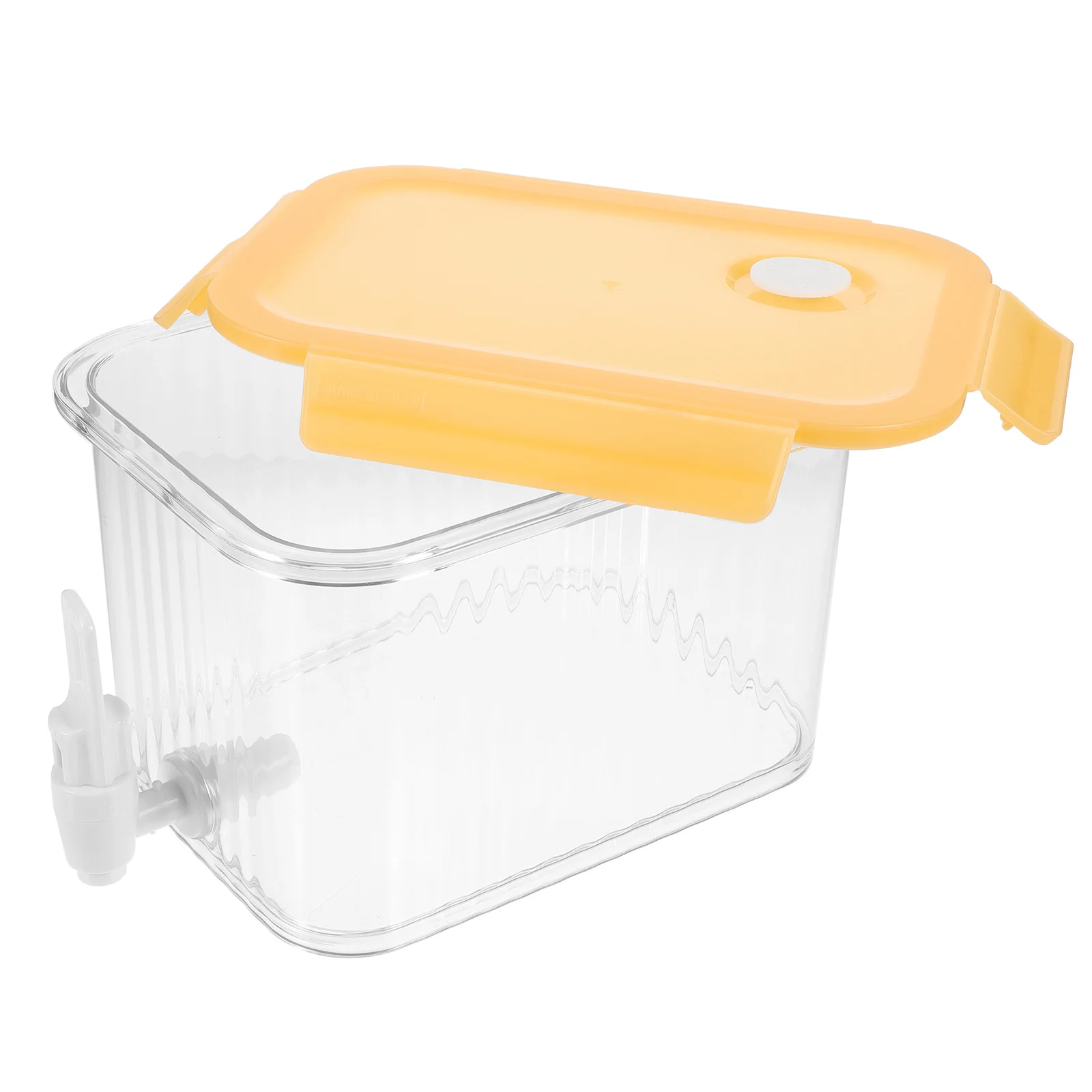 

Cold Water Dispenser Transparent Food-Grade Beverage Container High Temp Resistant Juice Milk Fridge Drink Dispenser For