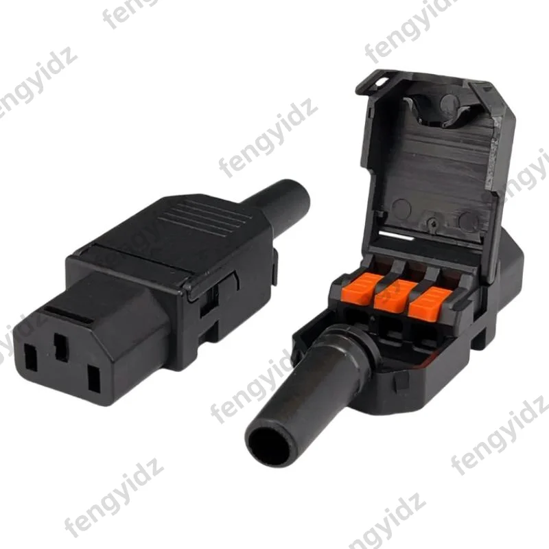 10A Male/Female plug rice cooker screw free quick wiring AC power socket electric rice cooker wiring PDU