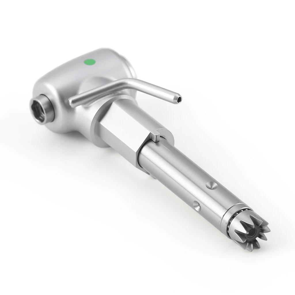 AZDENT Dental LED Niedrigdrehzahl-Winkelstück 1:1/20:1 mit Glasfaser und abnehmbarem Kopf, Zahnmedizinisches Instrument 202C – Detail 18