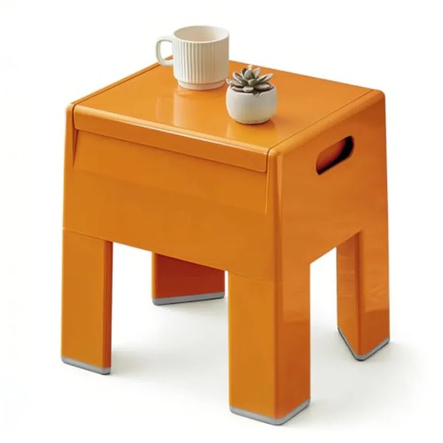 

Nightstand Bedside with Storage Space, Multifunctional Colorful Plastic End Table Small Side Table for Bedroom, Dorm and Small