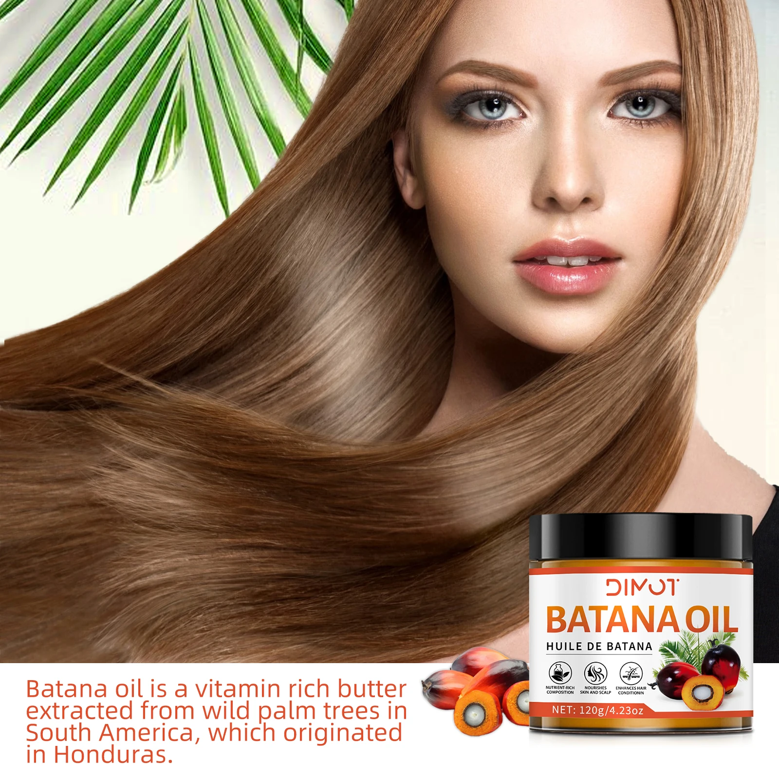 Batana Oil Hair Mask for Hair Growth Can Prevent Hair Loss in Both Men and Women Increase Hair Thickness and Smoothness