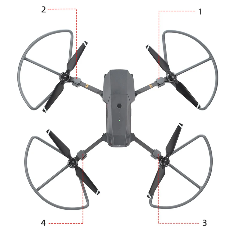 4pcs Propeller Guard Protector for DJI Mavic Pro Platinum Drone Blade Bumper Props Quick Release Protective Cover Landing Gear