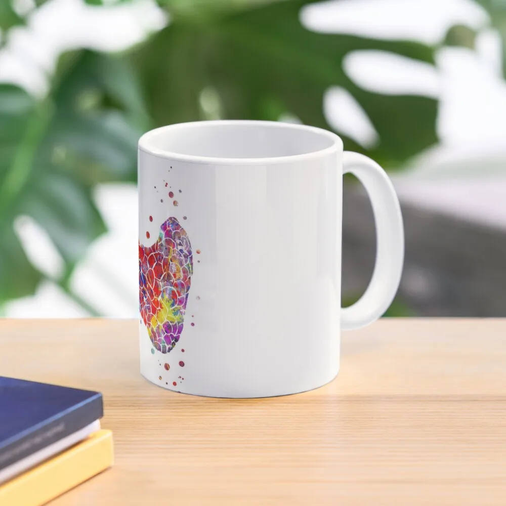 Thyroid Gland Endocrine System Classic  Mug Drinkware Tea Image Printed Design Picture Simple Gifts Cup Photo Coffee