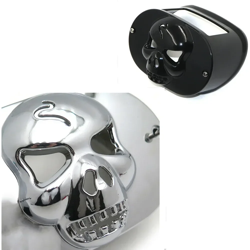 

Motorcycle Skull Tail Lamp Collar Cover For Harley 2009-later FLHRC/FLHTC/FLHTCU/FLHTK/FLTRU,2003-2008 Touring,2003-later XL