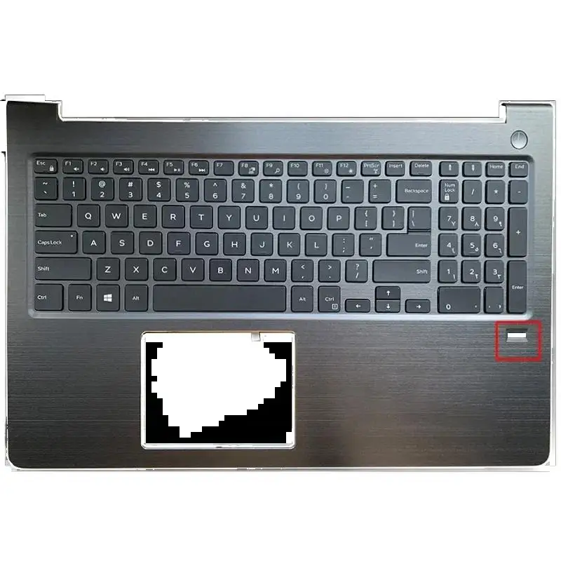 WAFWAFW untuk Dell Vostro 5568 V5568 P62F Casing Penutup Atas Keyboard Palm Rest