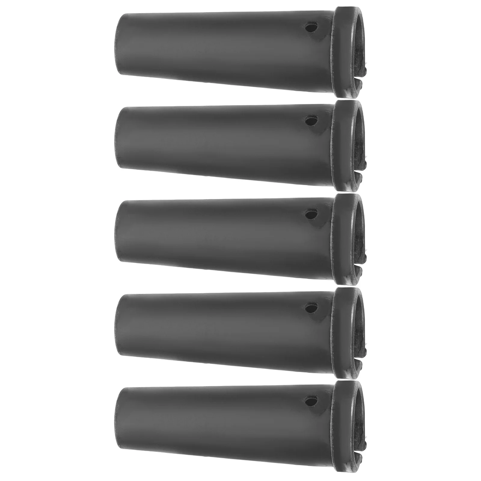 5Pcs Garden Hoe Iron Ferrules Durable Steel Handle Connector Sleeve Replacement Tube Fitting for Cultivators Weeding Rakes