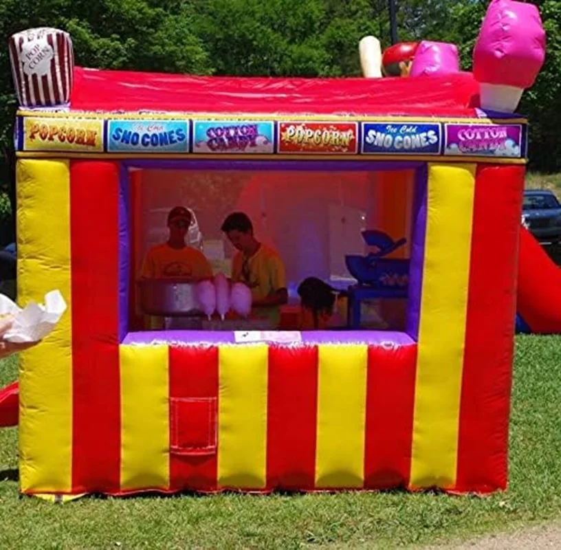 Inflatable carnival store, Inflatable Concession Stand booth, inflatable kiosk for sale Commercial Inflatable Food Drink