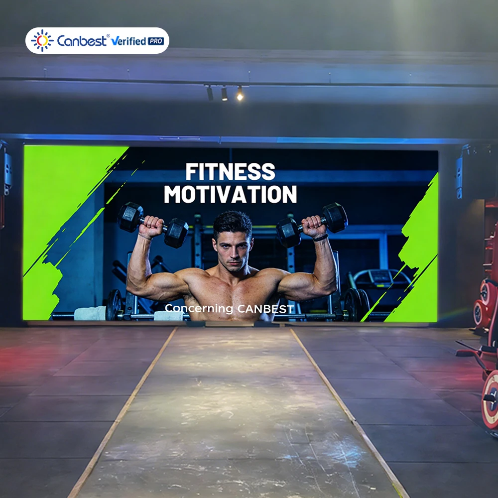 Canbest Fiw P2.5 2.5Mm 7040X2880Mm 23.1X9.5Ft Indoor Fixed Led Video Wall Screen Display Panel for Gym in Italy