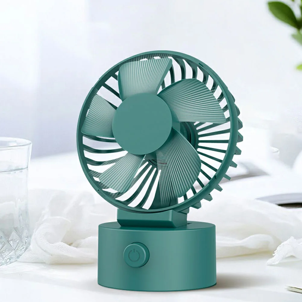 

1PC Mini Desk ABS Material 3 Speeds Office Desk Fan Adjustable Angle USB Cooling Table Fan for Office Home Use