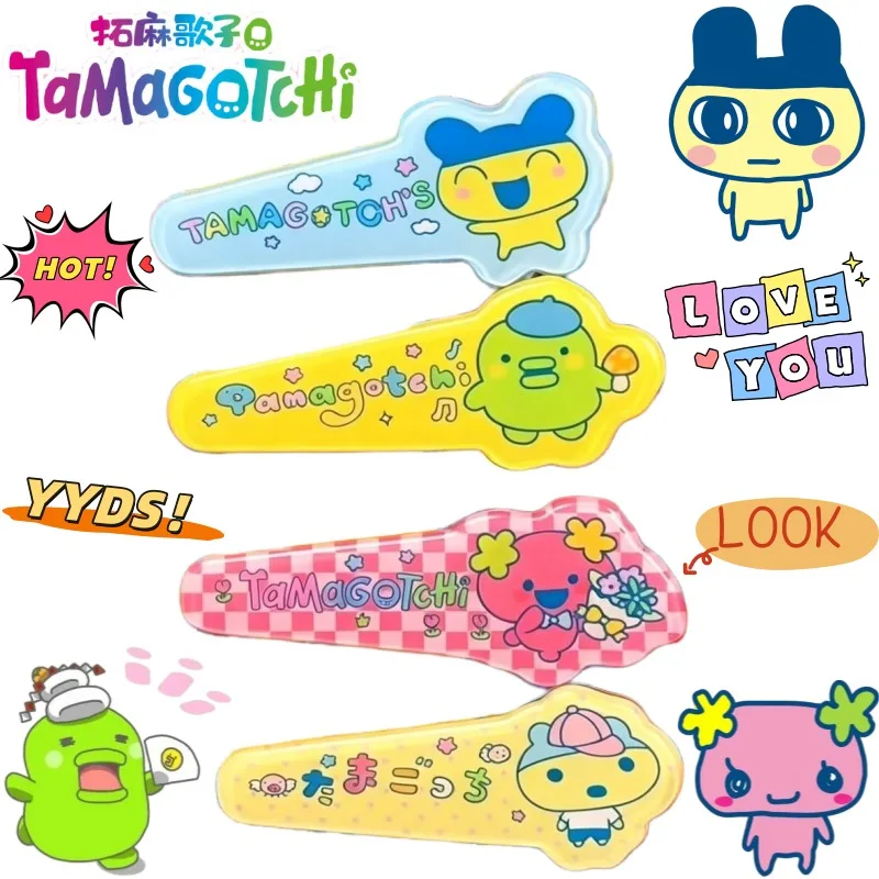 Tamagotchi Mametchi Kuchipatchi Hanagatchi Cute Animation Peripheral Cartoon Hairpin Secondary Creative Girl Heart Bangs Clip