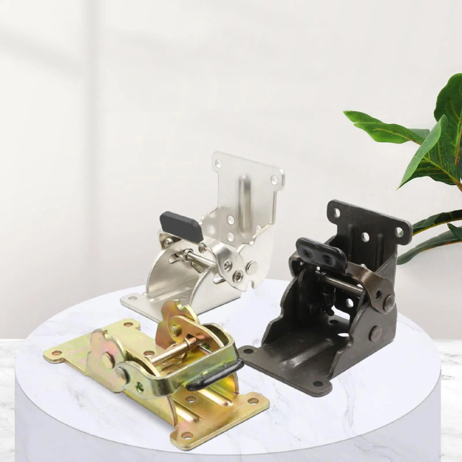 Folding Hinge Portable Self Locking Mechanism Adjustable Angles 0 90 180 for Folding Doors and Tables
