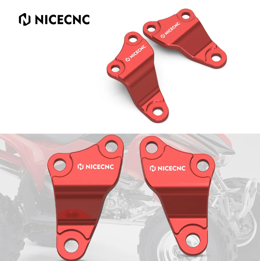 

Кронштейн крепления двигателя NICECNC для Honda Sportrax 450 TRX450R 2X4 2004-2005, 2 шт., 50354-HP1-000, 6061, утолщенный алюминий 8 мм
