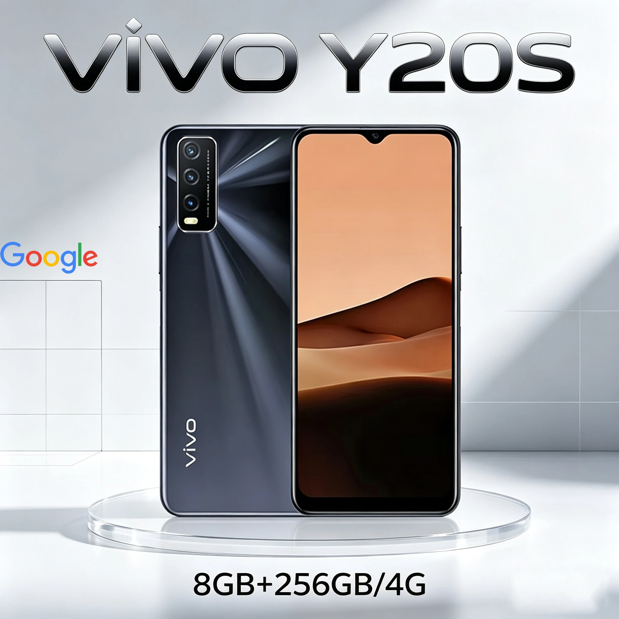 New VIVO Y20S 256GB 4G dual sim dual standby rear 13MP three-camera Funtouch OS 5000mAh long battery life NFC smart backup phone
