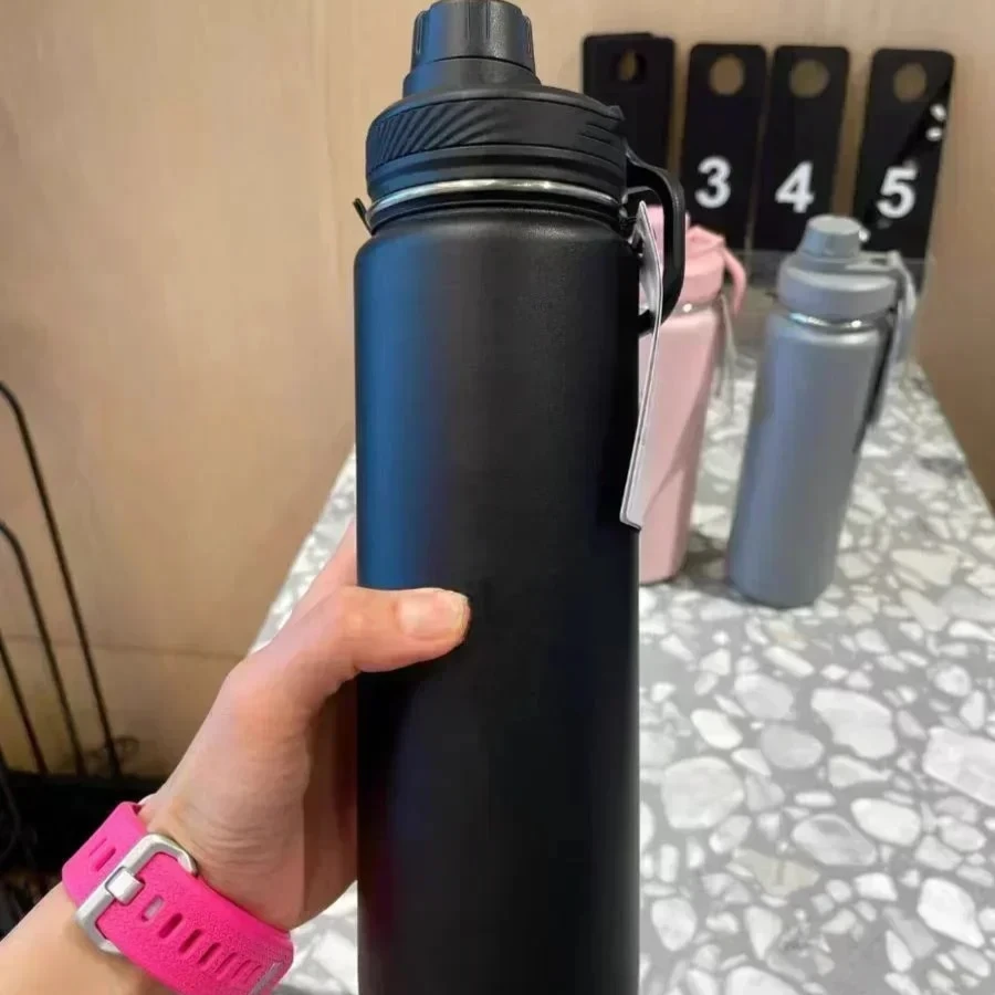 Back to Life 710ml Water Cup Sports Bottle Water Bottle Stainless Titanium Vacuum Portable Leakproof Outdoor Cup Birthday Gift