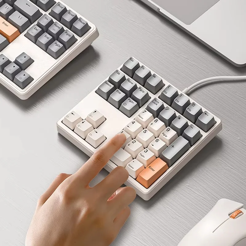 Magic-Force Mf34 لوحة المفاتيح الرقمية الميكانيكية 2.4G Wireles Hot-Swap Switc دفتر خارجي المالية المحاسبة أمين الصندوق لوحة المفاتيح