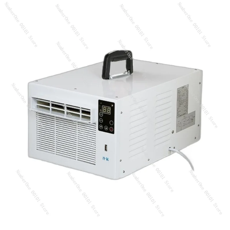 Portable Air Cooler Mini AC No Installation for Pets Tents Cabinets Personal Space Cooling with Fan Accessories