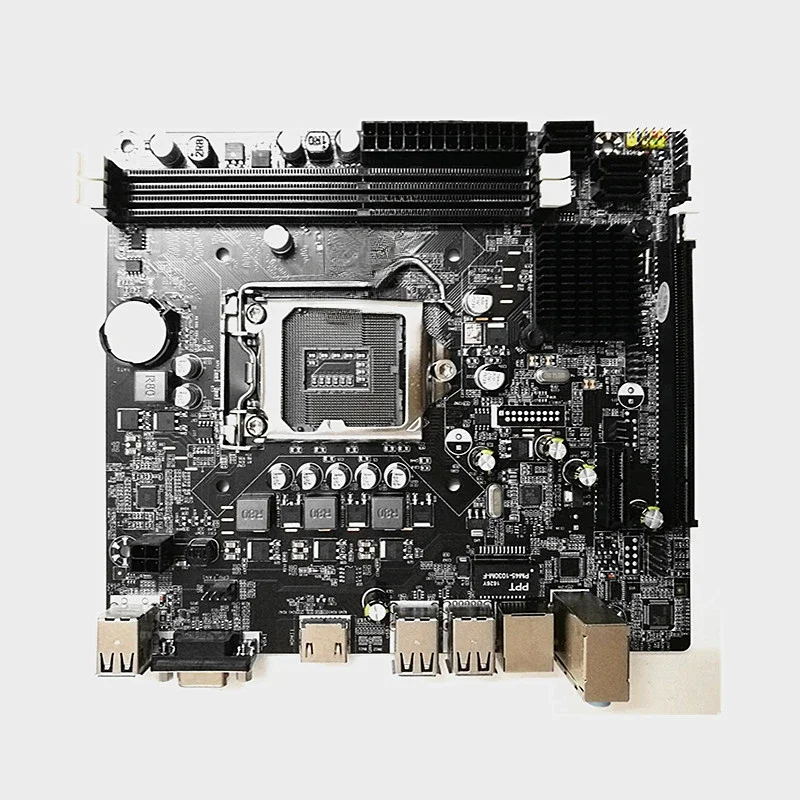 New H61-1155 pin DDR3 desktop computer main board dual core/quad core I3 i5 and other CPU super B75