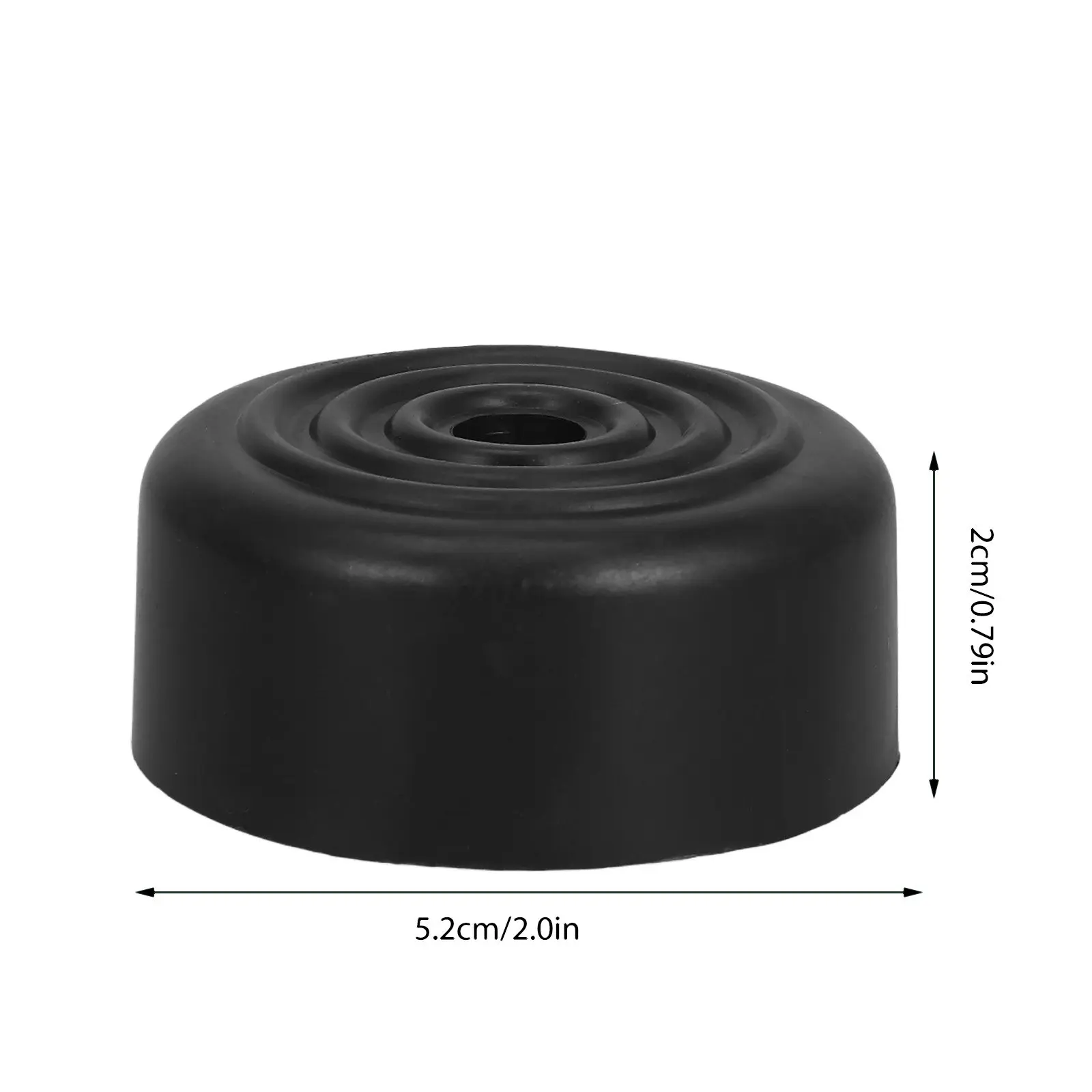 6Pcs Black 5Cm Tapered Furniture Legs for Sofa Table Shelf Cabinet Replacement Sturdy Screw in Small Furniture Legs Non Slip