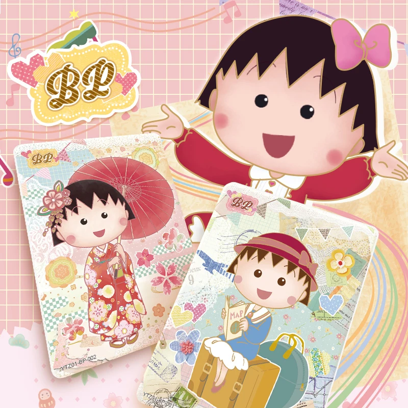 

KAYOU Chibi Maruko-chan Animation Card Time Collection Card Innocence Pack MR BP Rare Character Game Card Toys Birthday Gifts