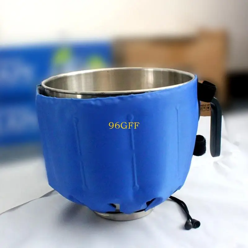 96GF Cooling Wrap for Stand Mixer Bowl, Reusable Drawstring Baking Chiller Sleeve for Dough, Cream and Butter Mixing in Daily