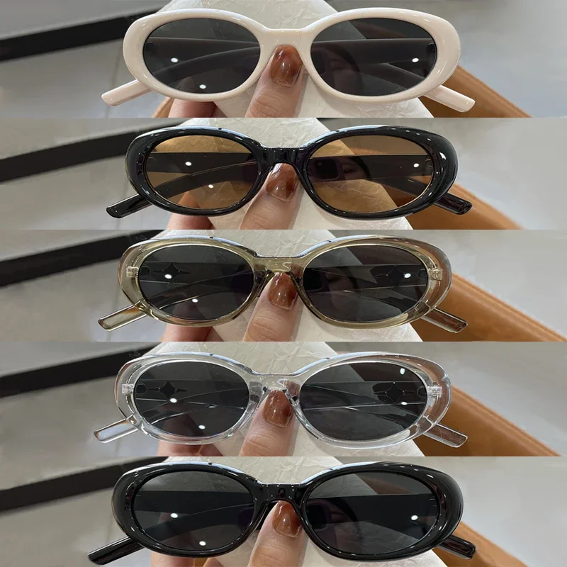 New Small Frame Oval Shape Sunglasses Classic Men's Vintage Sun Glasses Women Outdoor Leisure Eyewear UV400