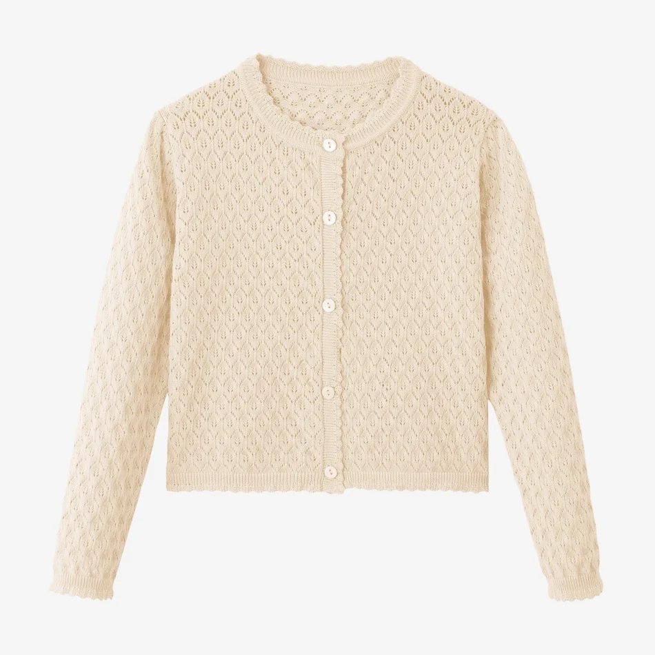Knitted Collection – Beige Cardigan